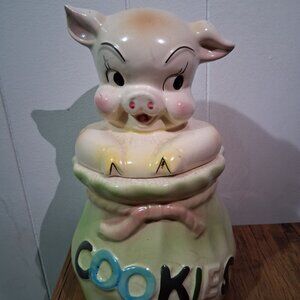 Vintage 1940's Pig Cookie Jar